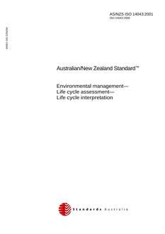 AS/NZS ISO 14043 PDF