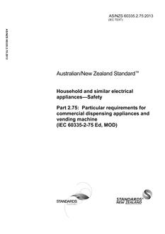 AS/NZS 60335.2.75 PDF