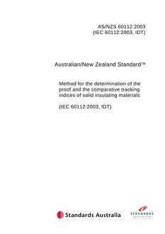 AS/NZS 60112 PDF