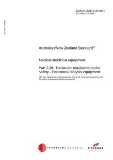 AS/NZS 3200.2.39:2001 PDF