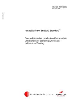 AS/NZS 4820:2001 PDF