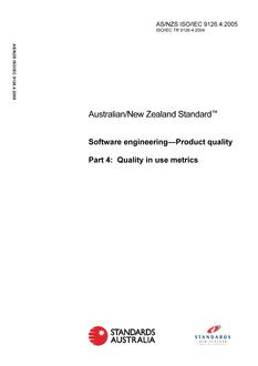 AS/NZS ISO/IEC 9126.4 PDF