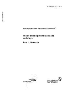 AS/NZS 4200.1 PDF