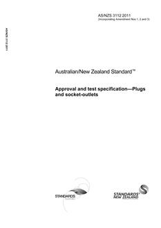 AS/NZS 3112:2011 PDF