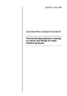 AS/NZS 4158:1996 PDF