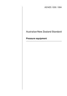 AS/NZS 1200:1994 PDF