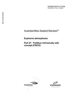 AS/NZS 60079.27:2008 PDF