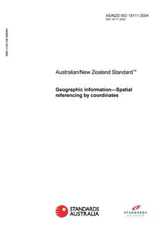 AS/NZS ISO 19111:2004 PDF