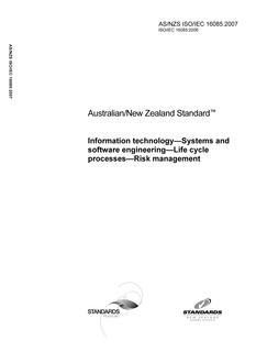 AS/NZS ISO/IEC 16085 PDF