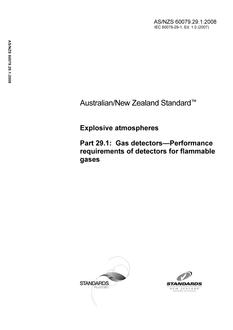 AS/NZS 60079.29.1:2008 PDF