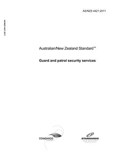 AS/NZS 4421 PDF