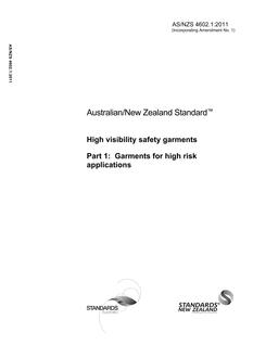 AS/NZS 4602.1-2011 PDF