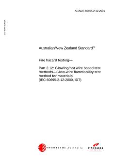 AS/NZS 60695.2.12 PDF