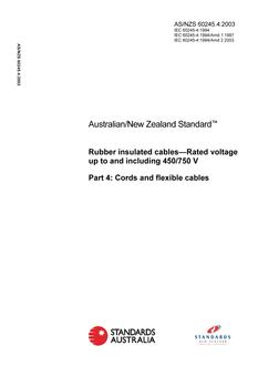 AS/NZS 60245.4:2003 PDF