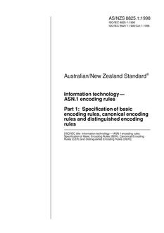 AS/NZS 8825.1 PDF