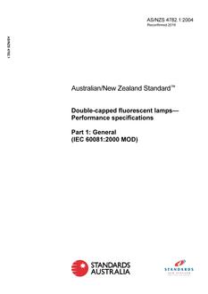 AS/NZS 4782.1:2004 PDF