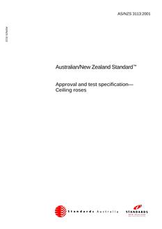 AS/NZS 3113:2001 PDF