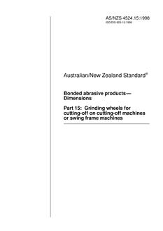 AS/NZS 4524.15:1998 PDF