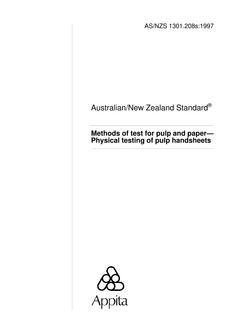 AS/NZS 1301.208S:1997 PDF