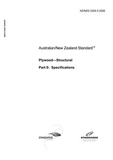 AS/NZS 2269.0:2008 PDF