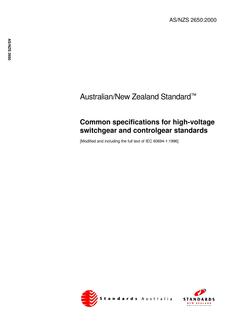 AS/NZS 2650:2000 PDF