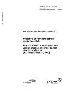 AS/NZS 60335.2.2:2010 PDF