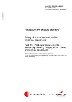 AS/NZS 3350.2.6:1998 PDF