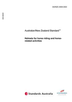 AS/NZS 3838:2003 PDF