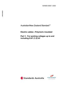 AS/NZS 5000.1:2003 PDF