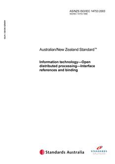 AS/NZS ISO/IEC 14753 PDF