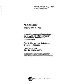 AS/NZS 3646.3 SUPP 1 PDF