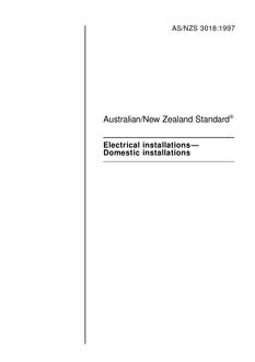 AS/NZS 3018:1997 PDF