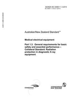 AS/NZS IEC 60601.1.3 PDF