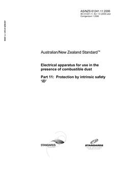 AS/NZS 61241.11 PDF