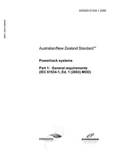 AS/NZS 61534.1:2008 PDF