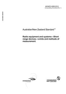 AS/NZS 4268:2012 PDF