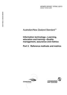 AS/NZS ISO/IEC 19796.3 PDF