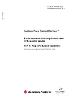 AS/NZS 4769.1 PDF