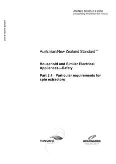 AS/NZS 60335.2.4:2002 PDF