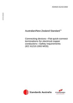 AS/NZS 61210:2002 PDF