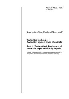 AS/NZS 4503.1:1997 PDF