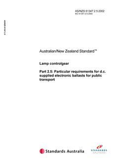 AS/NZS 61347.2.5 PDF