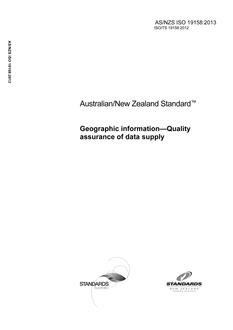 AS/NZS ISO 19158 PDF