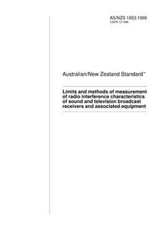 AS/NZS 1053:1999 PDF