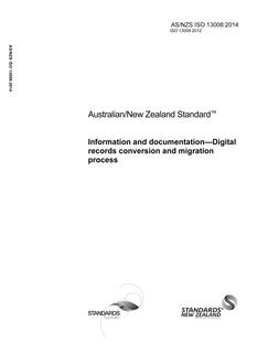 AS/NZS ISO 13008 PDF