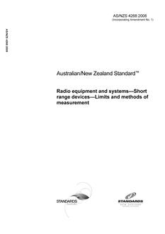 AS/NZS 4268:2008 PDF