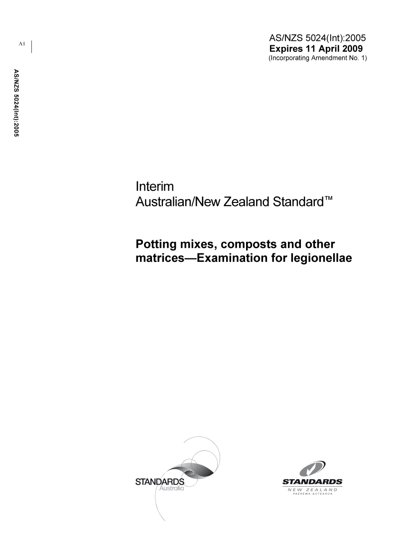 AS/NZS 5024(INT) PDF