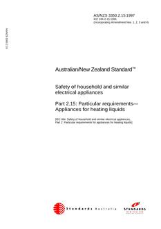 AS/NZS 3350.2.15:1997 PDF