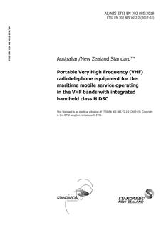 AS/NZS ETSI EN 302 885 PDF