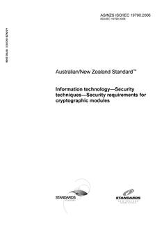 AS/NZS ISO/IEC 19790 PDF